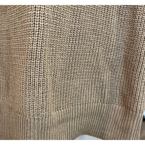 Michael Kors Mock Neckline Sweater Leopard Faux Fur Cuff NWT Size XL - Picture 4 of 8